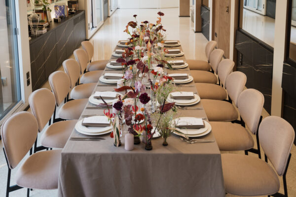 Hanami floral designer Cena Aziendale Milano Spazio Illumi location